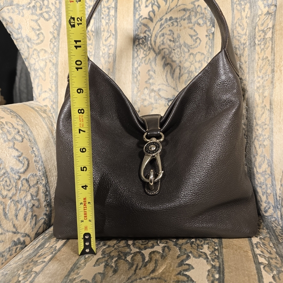 Dooney & Bourke Dark Brown Leather Shoulder Bag display picture 1